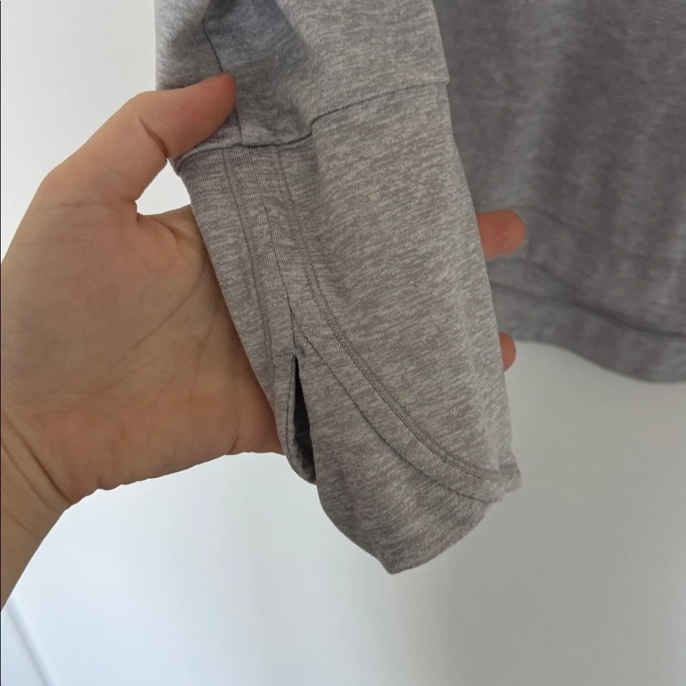 Athleta Heather Gray Long Sleeve Women's Athletic Top - Size XS - Picture 4 of 8